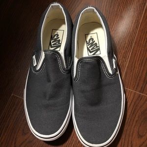 Gray Slip On Vans